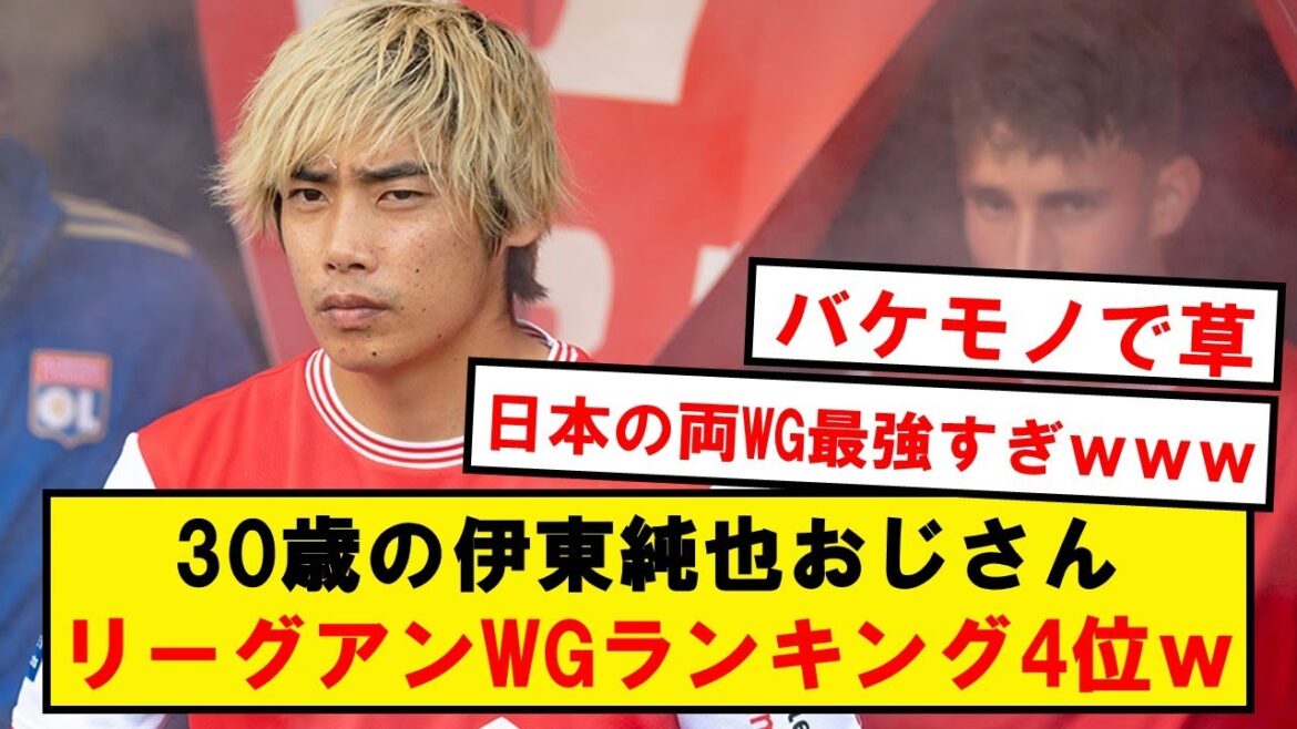 [Monster]Junya Ito, au-delà de Neymar, classé 4e au classement League Ann WG wwwwwwwwwwwww