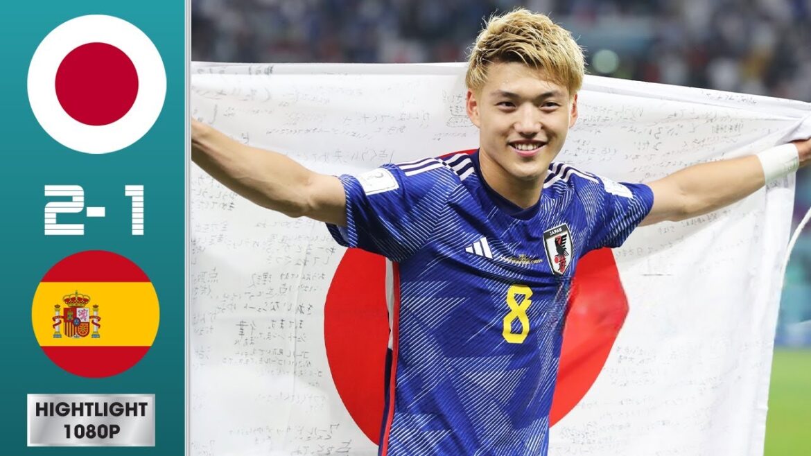 Japon vs Espagne 2-1 Faits saillants et buts - Phase de groupes |  Coupe du monde de football 2022