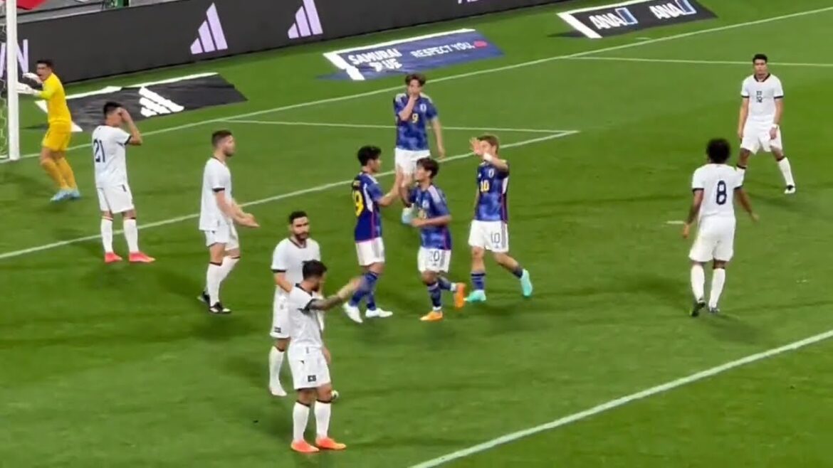 But de Takefusa Kubo |  Japon vs El Salvador 3-0 |  Faits saillants |  Matchs Internationaux 22/23