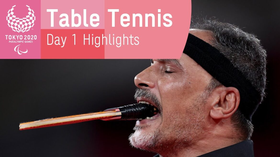 Faits saillants du tennis de table |  Jour 1 |  Jeux paralympiques de Tokyo 2020