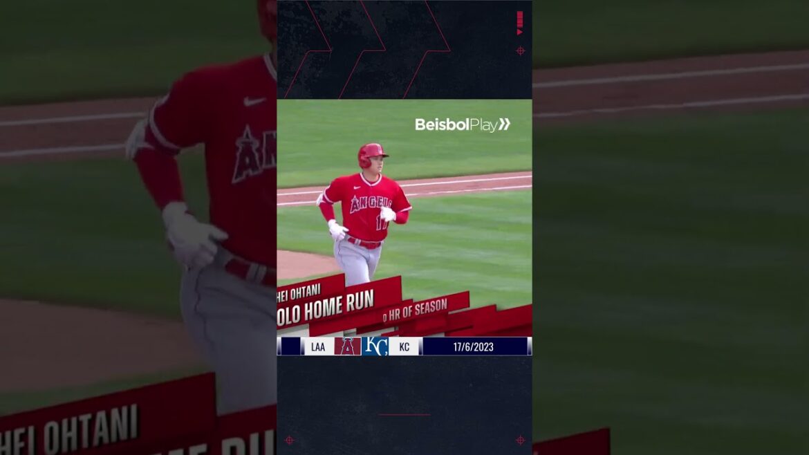Shohei Ohtani frappe le circuit 🤯🤯 Vidéo : MLB #mlb #angels #royals #grandesligas #beisbol