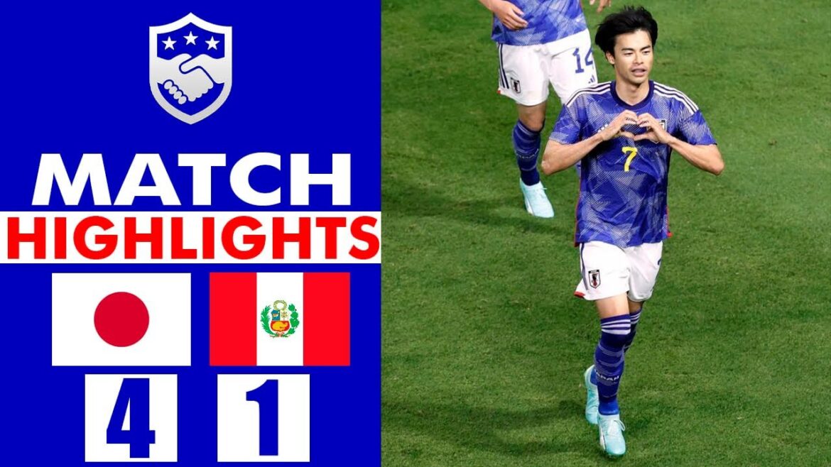 Kaoru Mitoma But | Japon vs Pérou 4-1 | Faits saillants | Match international 22/23