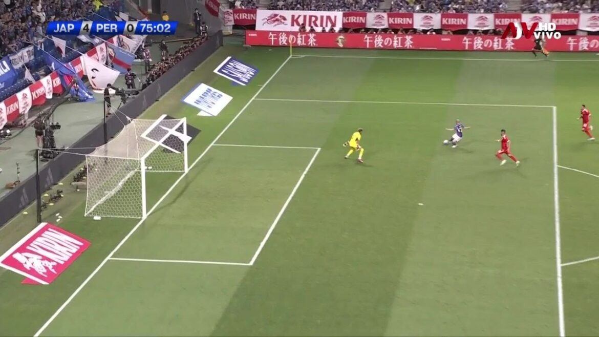 Daizen Maeda marque le 4-0 contre le Pérou et condamne la victoire
