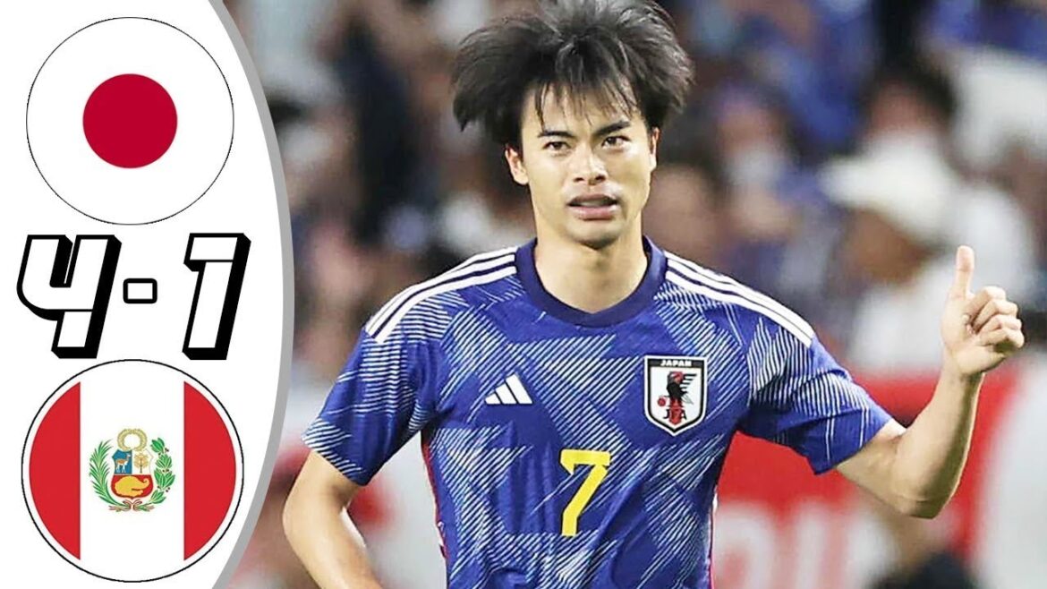 Japon vs Pérou 4-1 - Tous les buts et faits saillants - 2023
