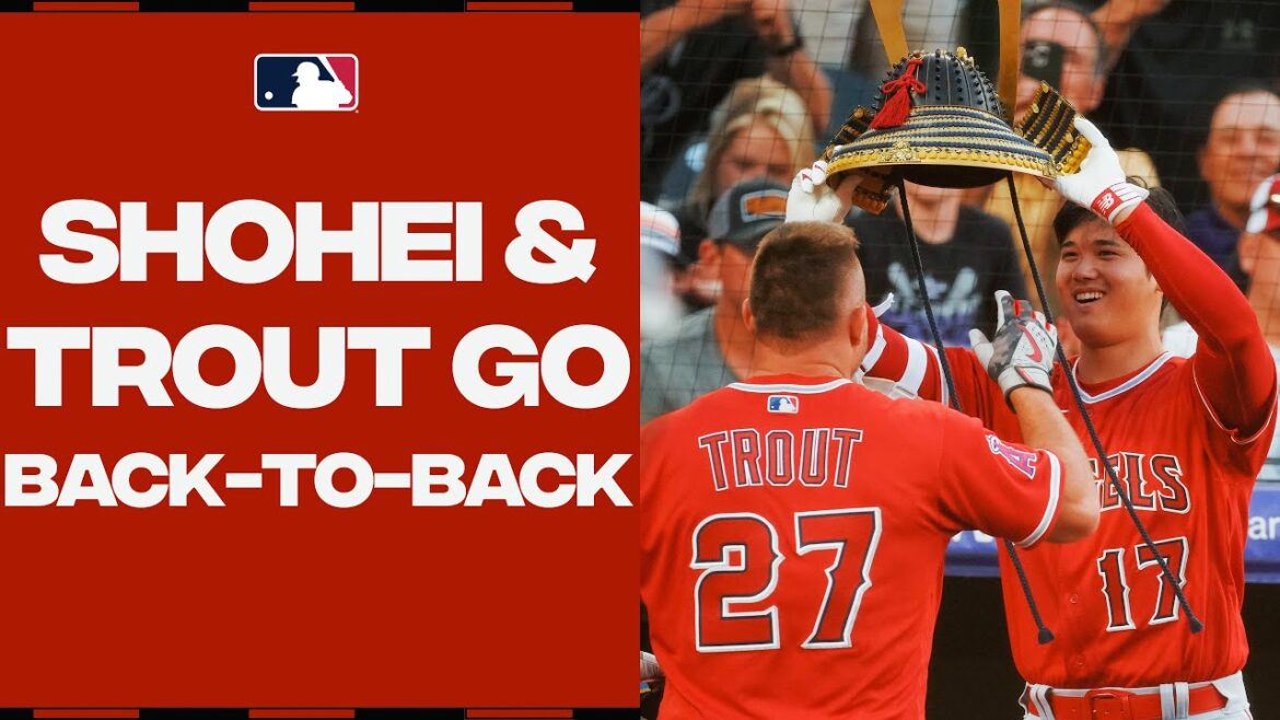 BACK-TO-BACK JACKS de Shohei et Mike Trout ! | Faits saillants de Shohei Ohtani