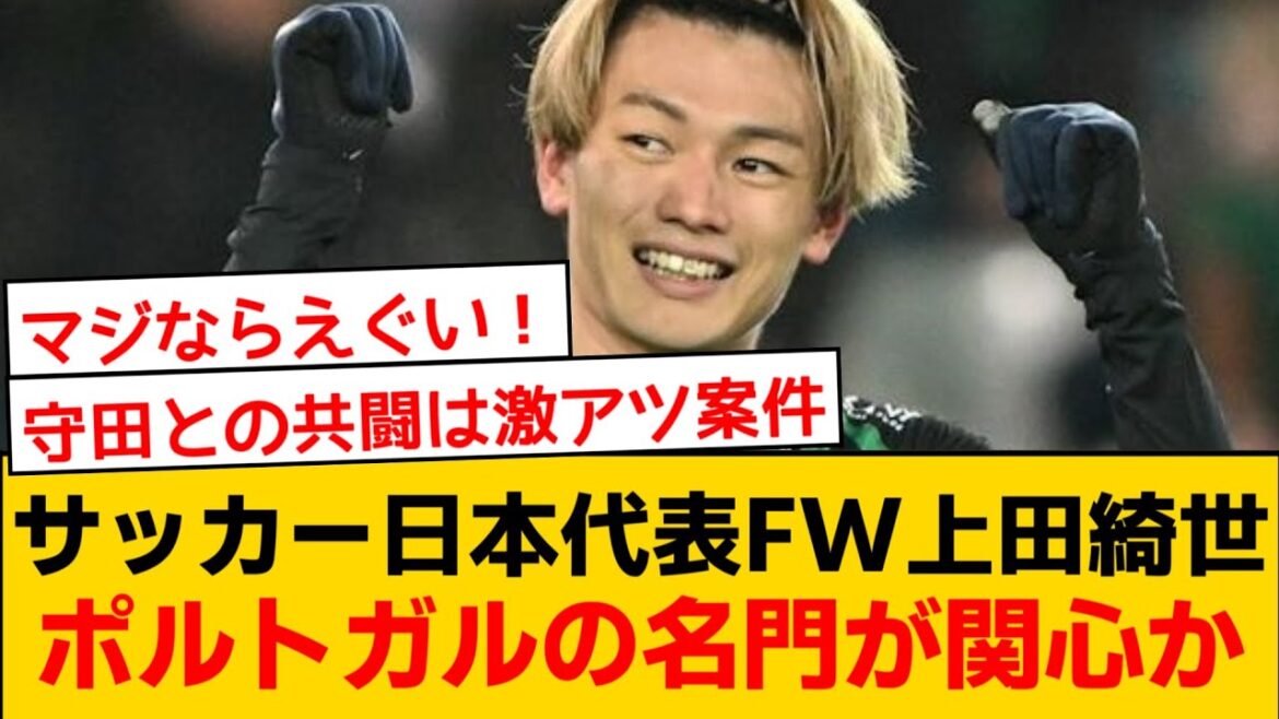 [Informations sur le transfert]Le prestigieux Sporting CP du Portugal s'intéresse-t-il à l'équipe nationale de football du Japon FW Kiyo Ueda ?