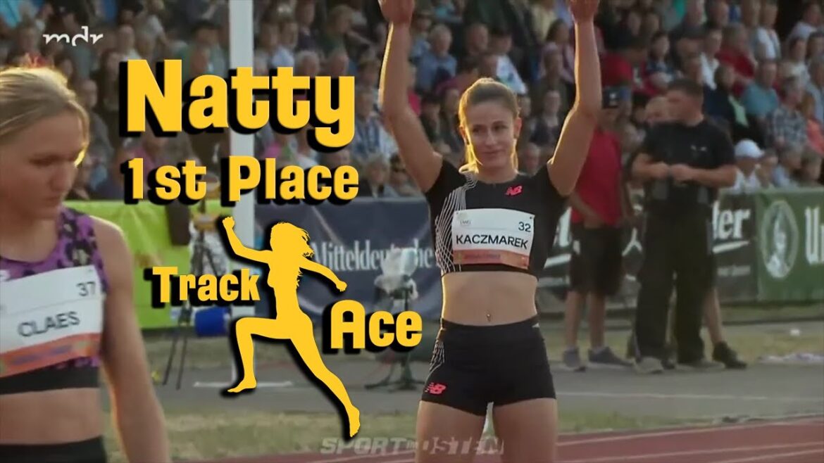 Natalia Kaczmarek (51.02) MR sur 400 m au Meeting international d'athlétisme d'Anhalt (17 juin 2023)