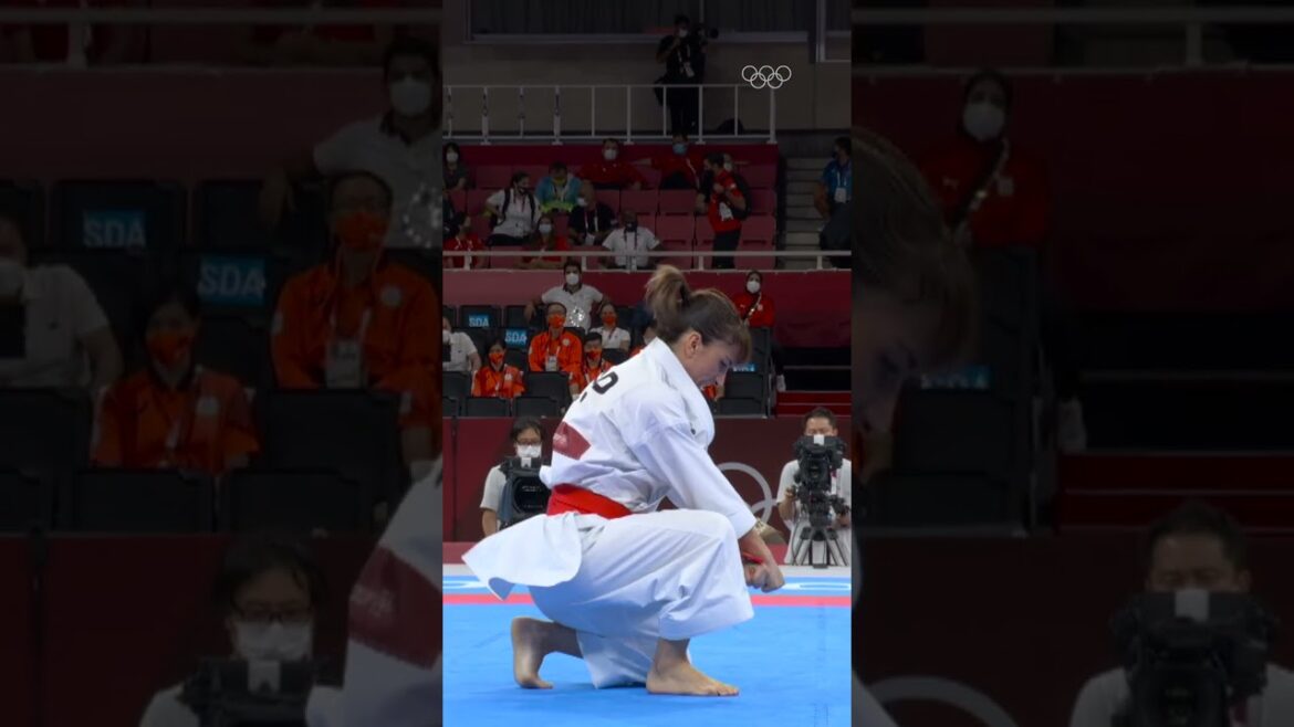 La perfection en mouvement.  👌 Sandra Sanchez à Tokyo 2020