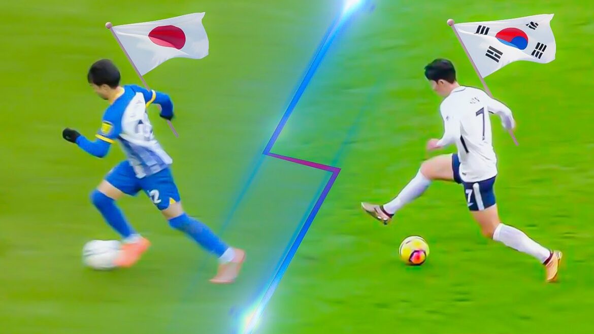 Son Heung-min contre Kaoru Mitoma - 2023