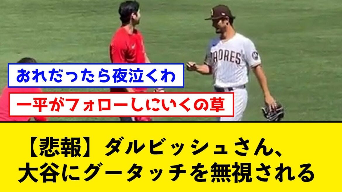 [Triste nouvelle]M. Darvish est ignoré par Otani[avec un commentaire]