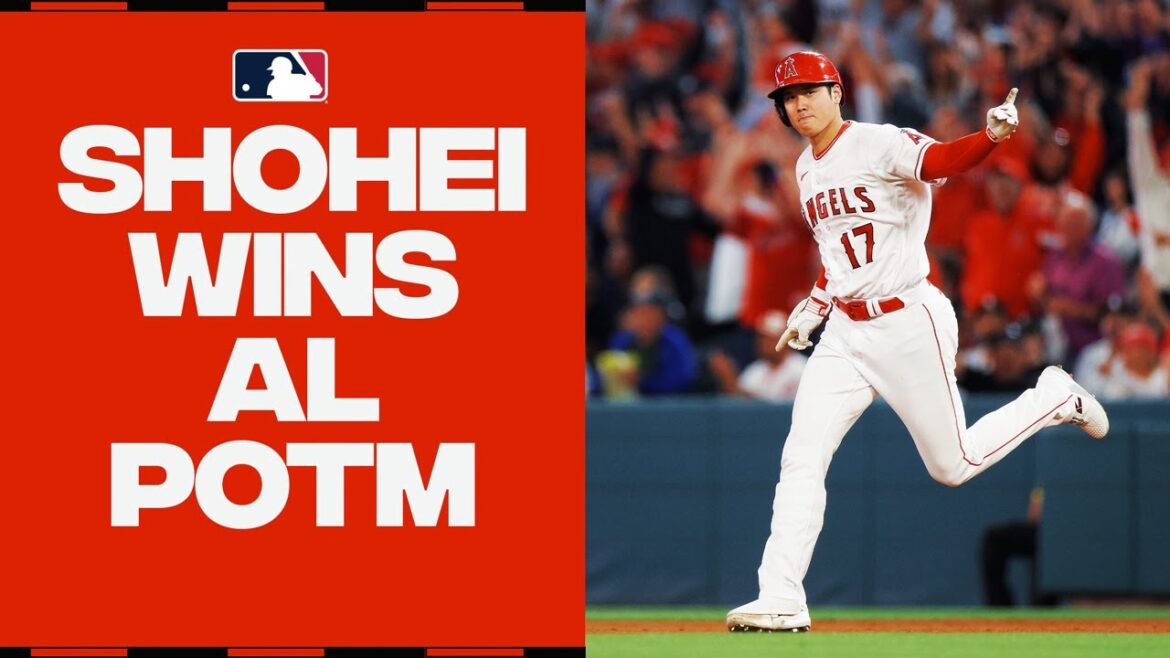 Shohei Ohtani continue de DOMINER !  Remporte le joueur AL du mois de juin !