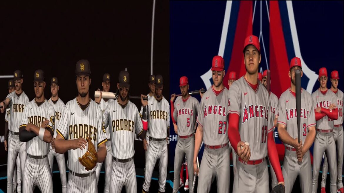 Padres contre Angels - Yu Darvish contre Shohei Ohtani[MLB The Show 23]
