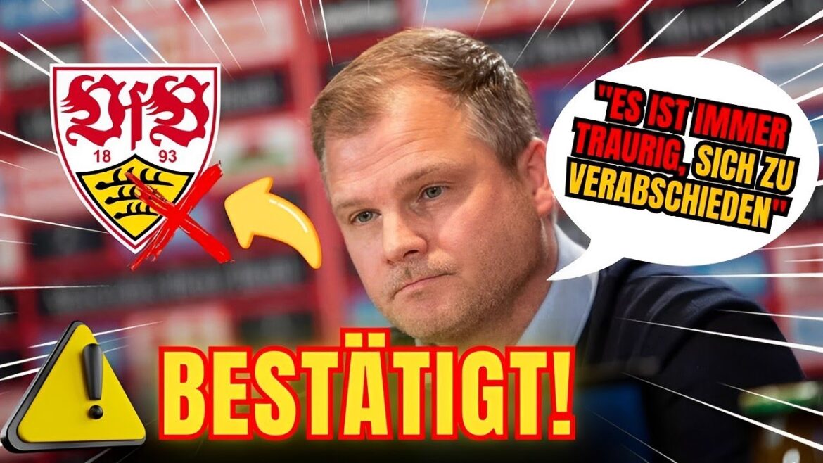 FABIAN WOHLGEMUTH CONFIRMÉ !😢😢-Nouvelles du VfB Stuttgart aujourd'hui