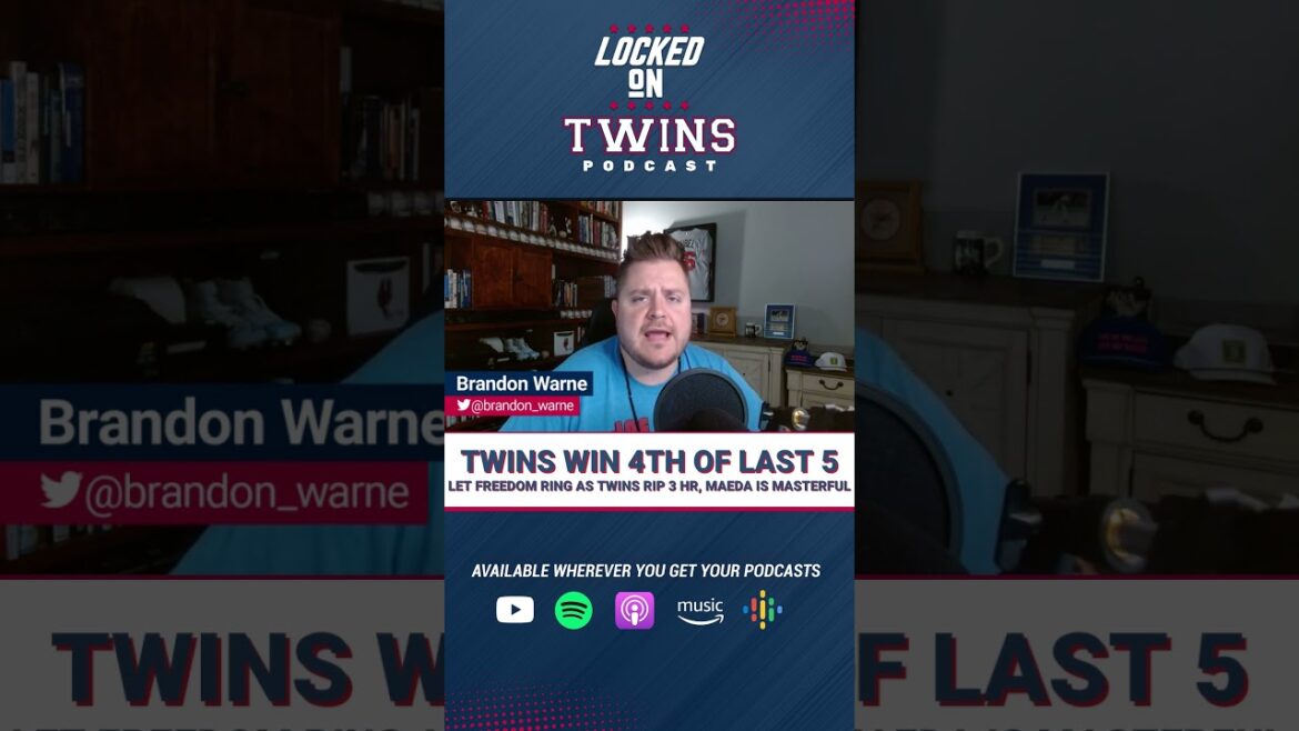 Les jumeaux célèbrent leur 4e place avec Masterful Maeda et 3 HR sur Greinke dans une victoire 9-3