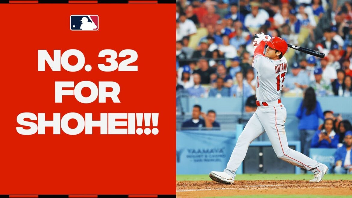 Shohei Ohtani ENVOIE son 32e circuit de l'année dans le ciel de Los Angeles !
