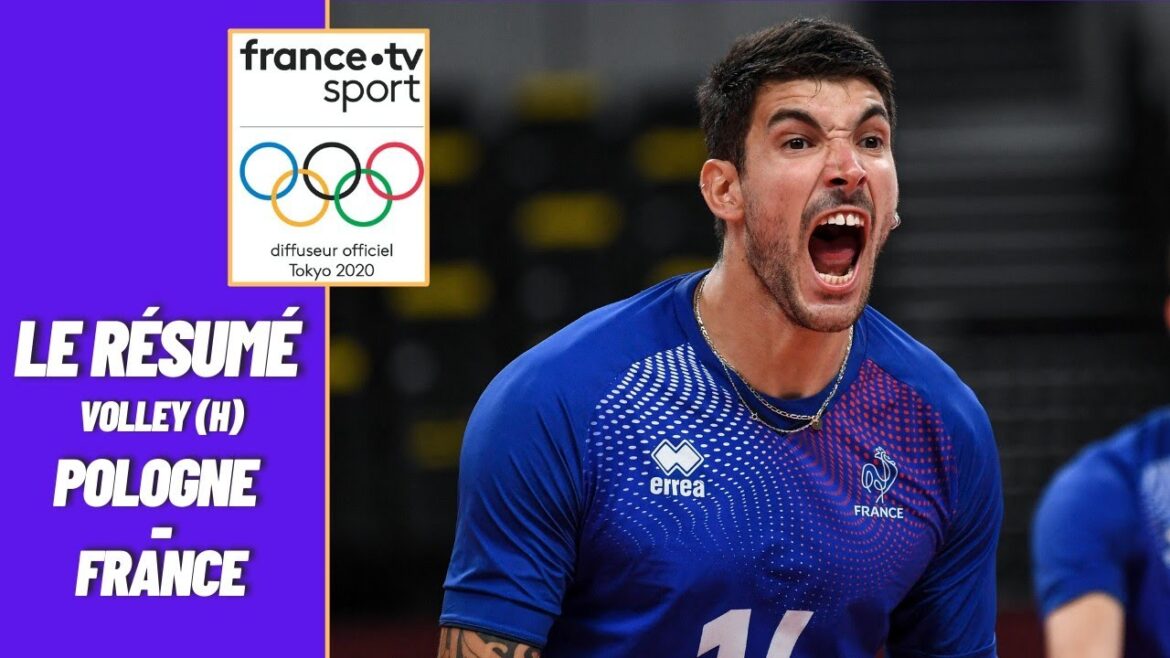 JO 2021 : Volley  - 1/4  de Finale : Pologne vs France - Résumé complet