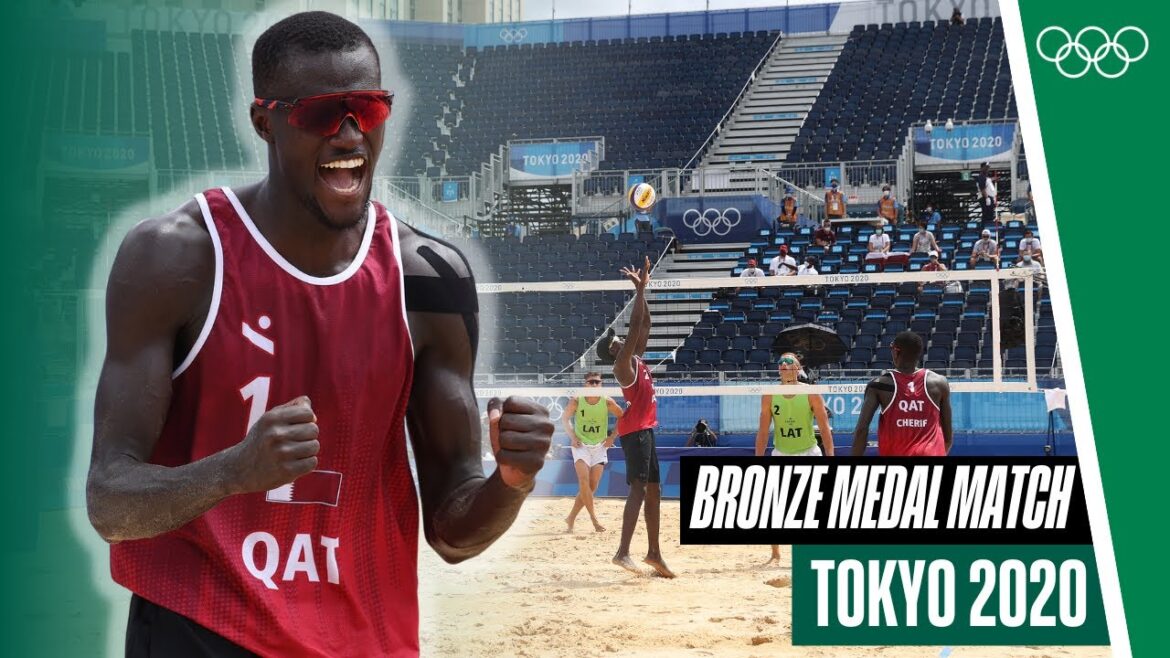 Match pour la médaille de bronze de volleyball de plage masculin 🏐 |  Tokyo 2020