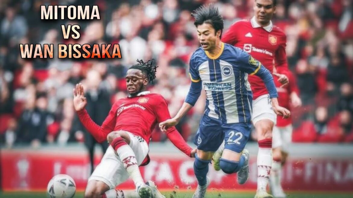 Aaron wan bissaka contre Mitoma |Chaque instant|mantd 0 Brighton 1
