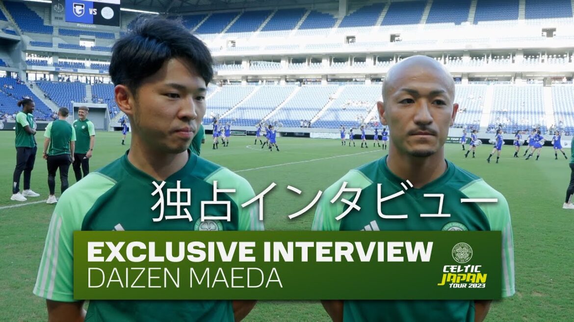 Aperçu d'avant-match avec Daizen Maeda |  Regardez Gamba Osaka contre Celtic en direct sur Celtic TV