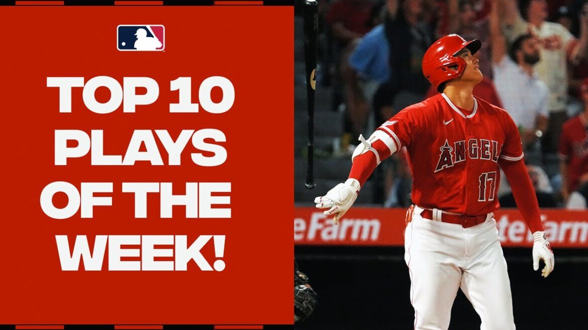 Top 10 des jeux de la semaine !  Bat flip d'Ohtani, lancer du record de De La Cruz, Harper au 1B et plus !