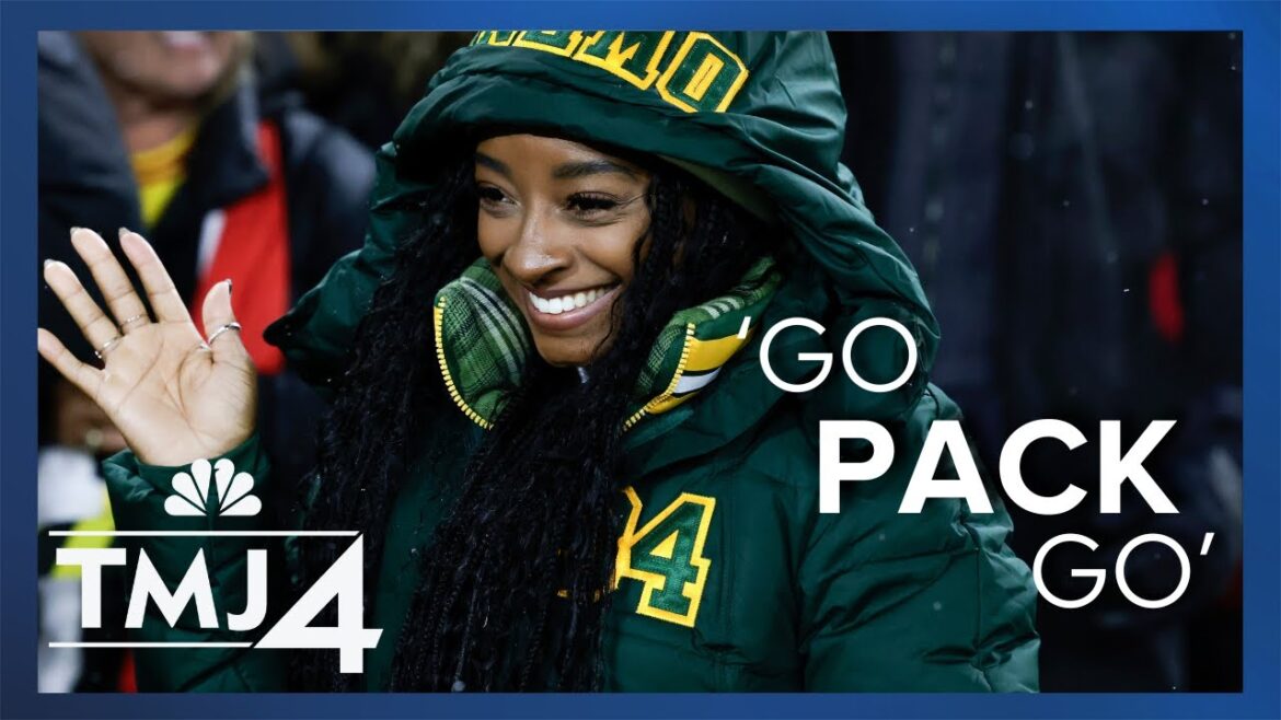 Simone Biles parle des Jeux olympiques et de la vie à Green Bay Simone Biles parle des Jeux olympiques et de la vie à Green Bay