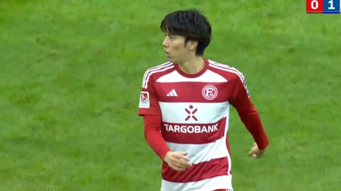 Woooooooo !Affrontement japonais entre Ao Tanaka et Shuto Machino ! Düsseldorf contre Holstein Kiel