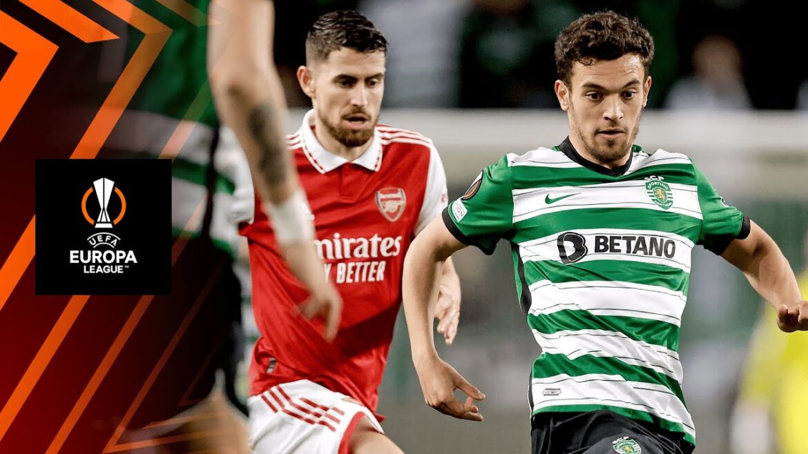 ACTION DE VA-ET-VIENT |  Sporting CP contre Arsenal (UEFA Europa League 2022-2023)