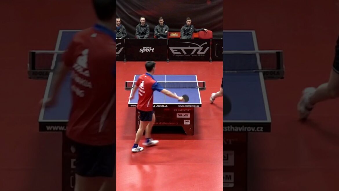 The best table tennis shot of 2023 😱 #tabletennis #shorts
