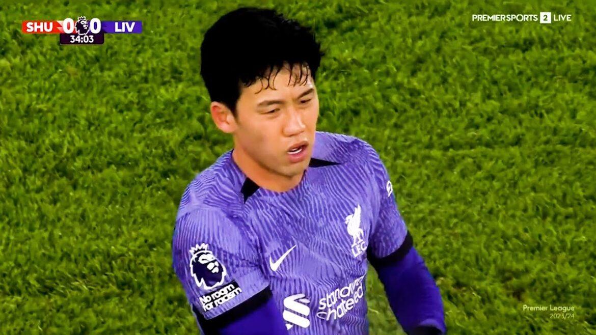 Wataru Endo TRAVAIL DIFFICILE contre Shefield United