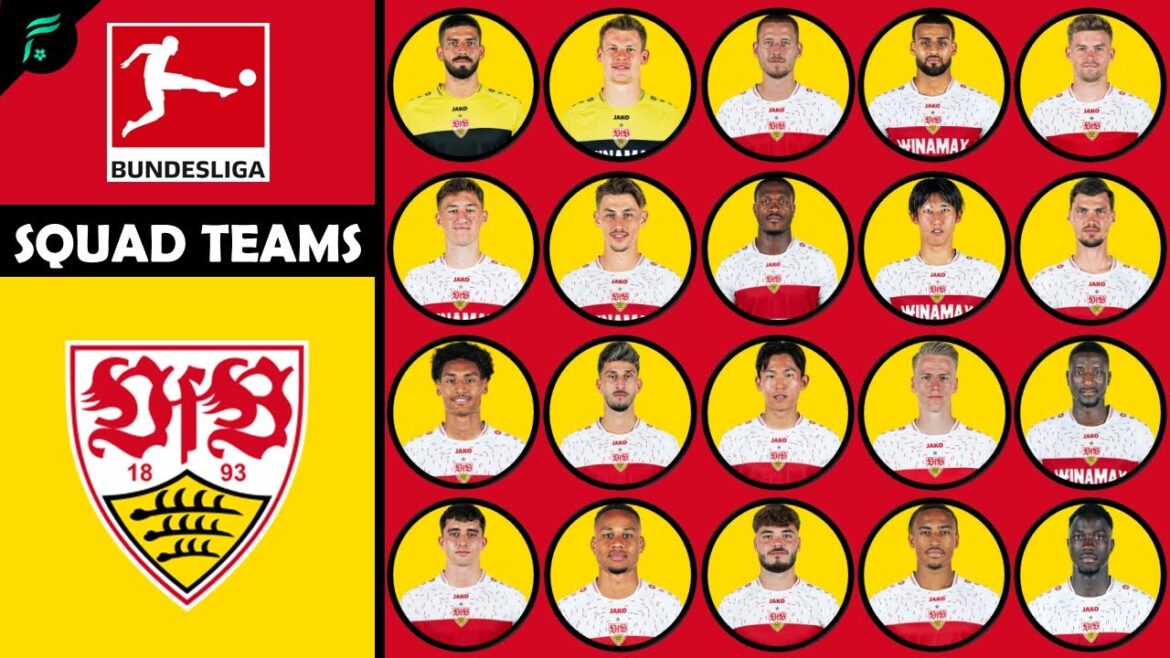 VFB STUTTGART 🔴⚪ ÉQUIPES MASCULINES - Bundesliga Saison 2023/2024 |  FAN de Football