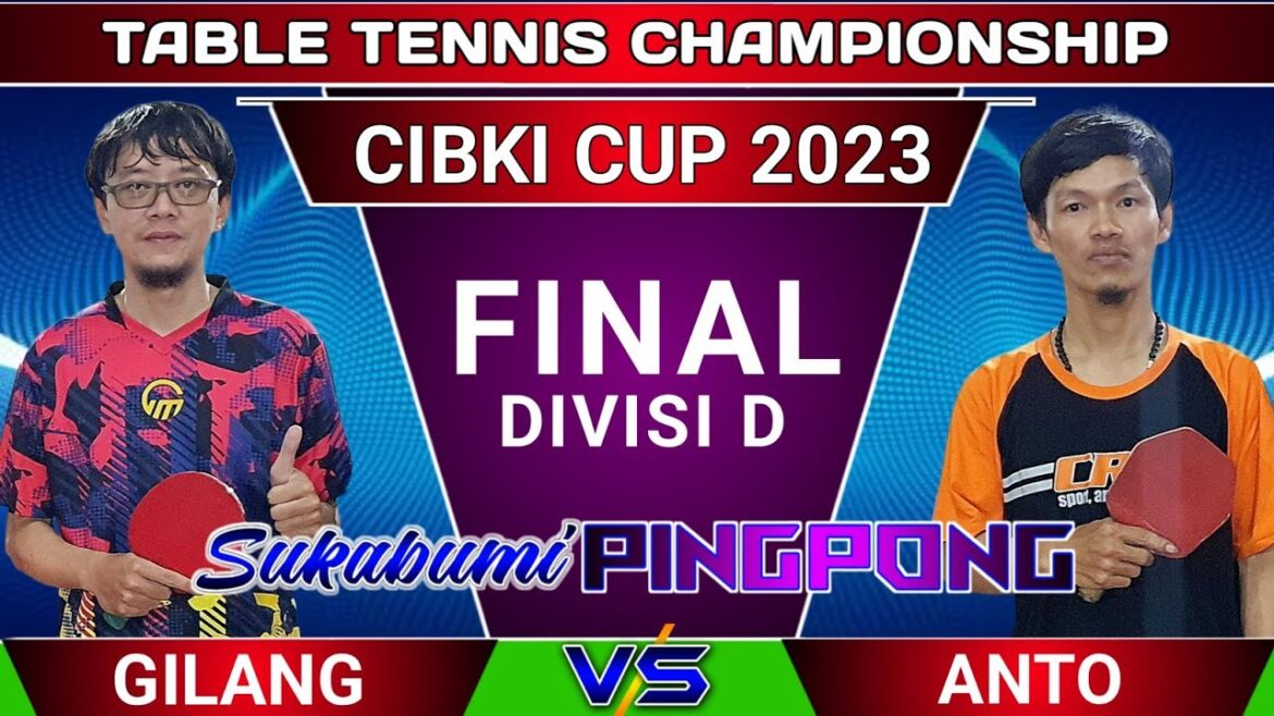 FINALE Gilang SKP 🆚 Tournoi de tennis de table Anto CRA CIBKI Cup 2023 FINALE Gilang SKP 🆚 Tournoi de tennis de table Anto CRA CIBKI Cup 2023