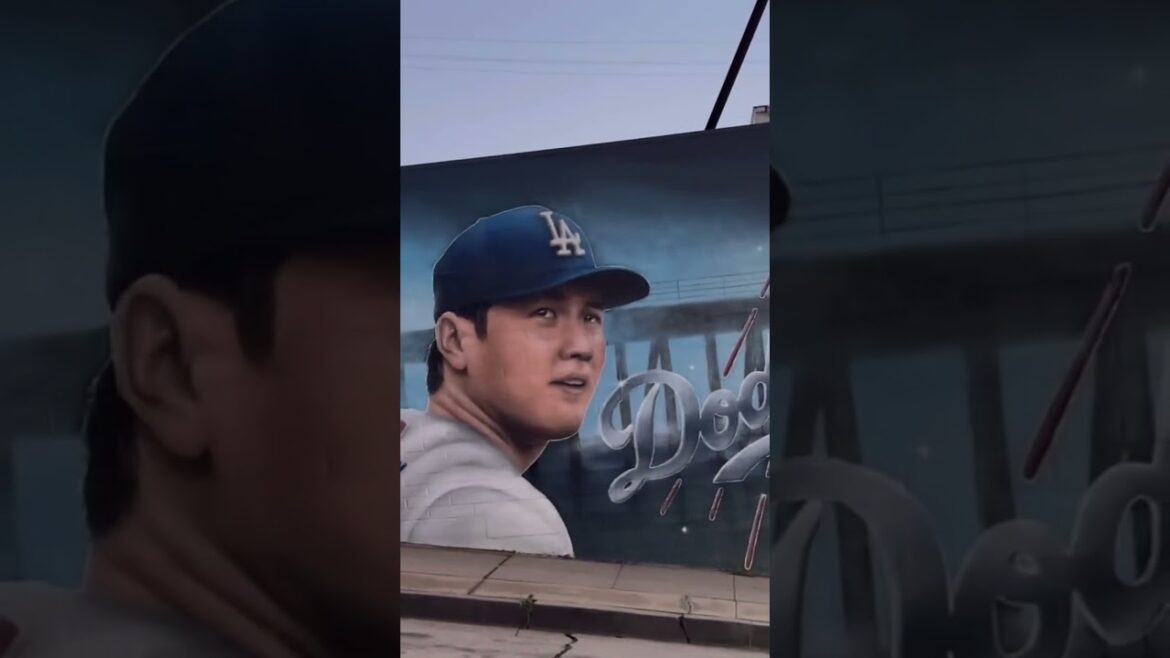 [Shohei Otani]La fresque murale d'Hermosa Beach est presque terminée ! 22/12/2023 #Shohei Ohtani #ohtani #Dodgers
