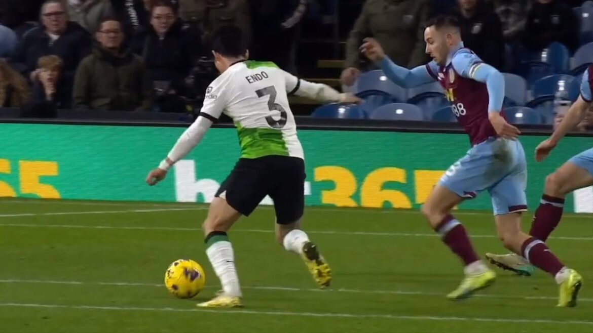 C'est ce qui se passe lorsque Wataru Endo devient sérieux contre Burnley