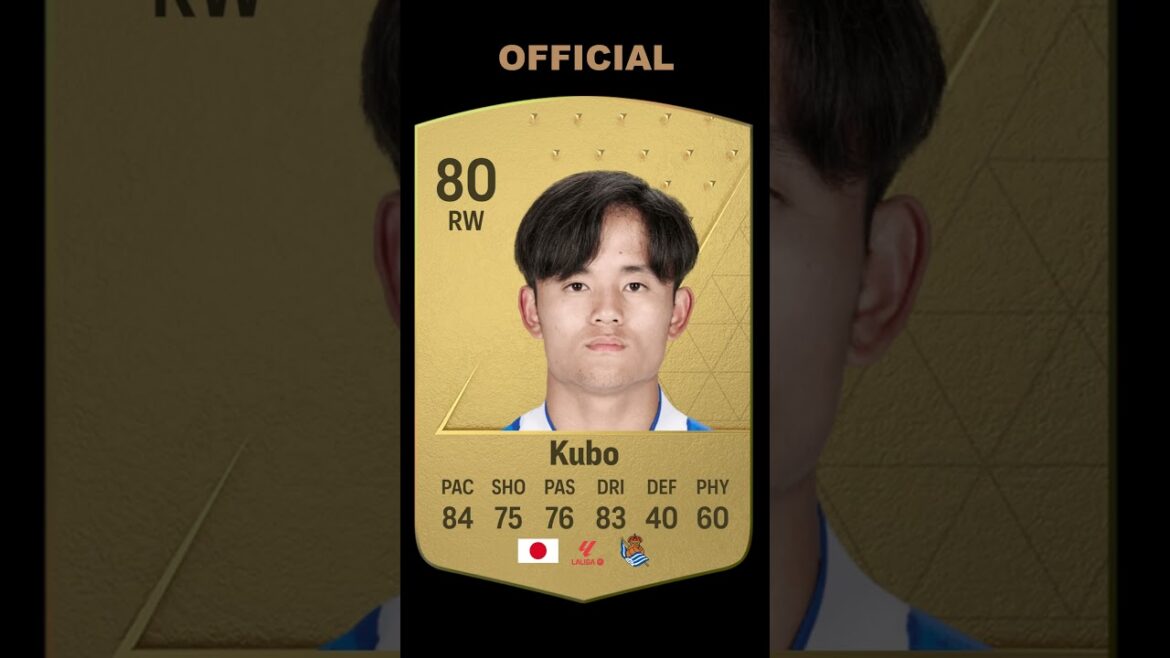 Takefusa Kubo - Note officielle VS note actuelle #like #subscribe