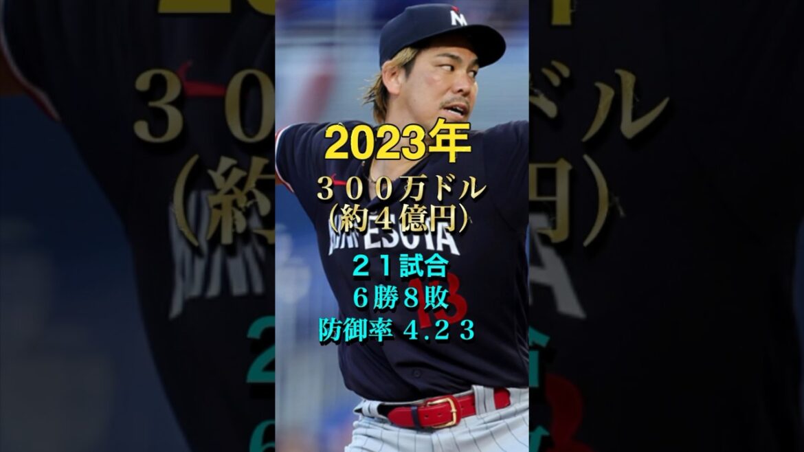 [Major Leaguer]Tendances et résultats annuels du bâton de Kenta Maeda #shorts #Kenta Maeda