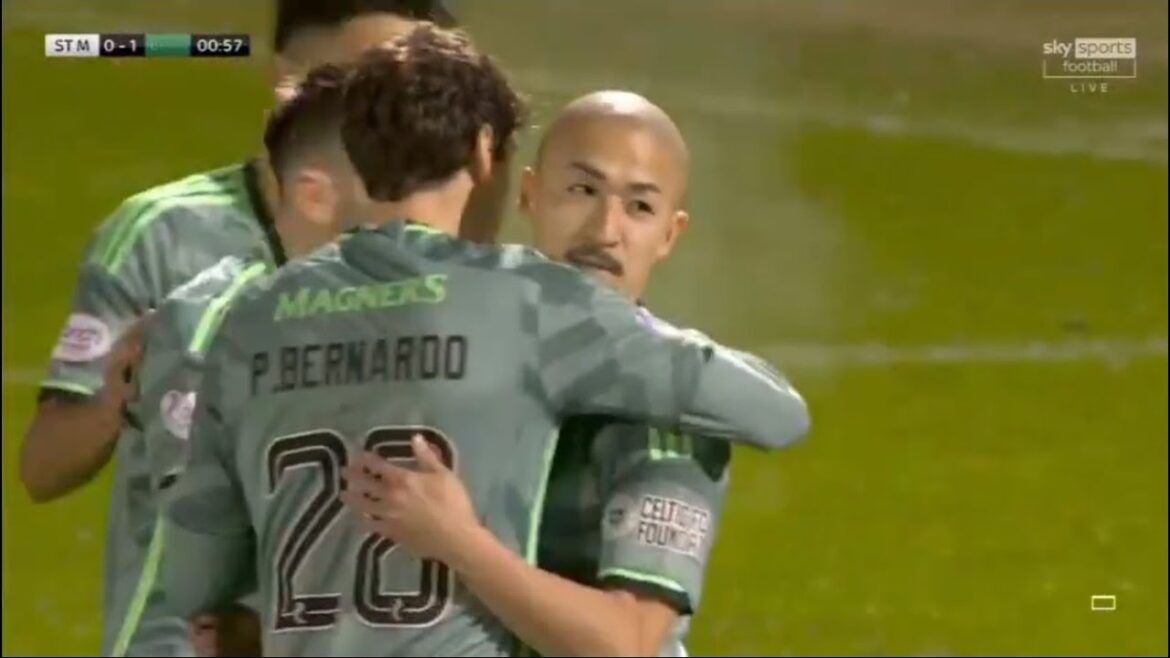 Objectif Daizen Maeda |  Saint Mirren vs Celtic 0-1 Faits saillants étendus |  Premiership 2023/24