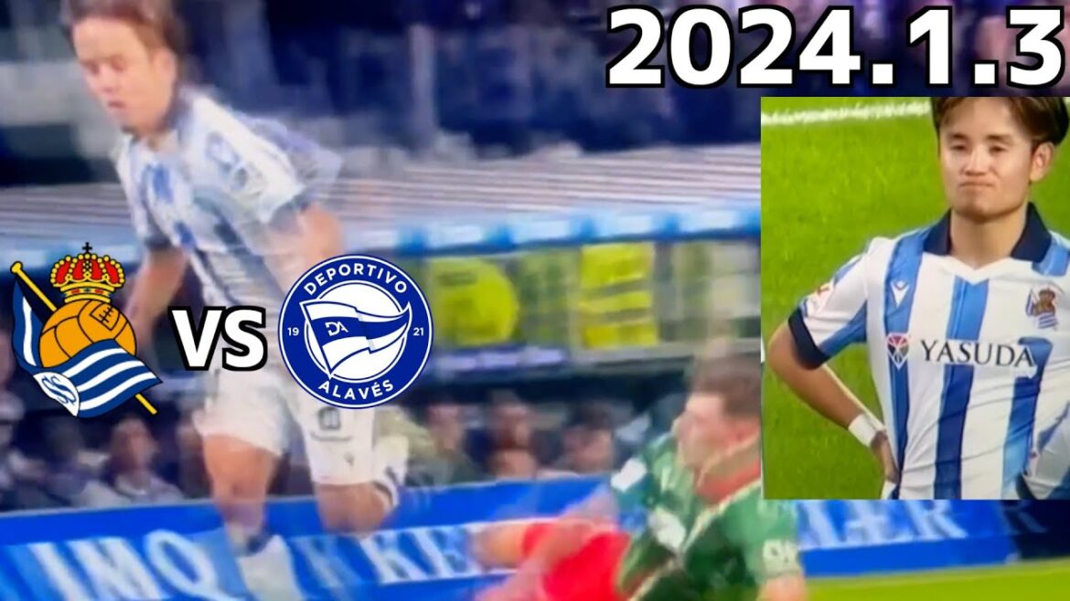 [Takefusa Kubo]Ça fait vraiment mal là-bas. La scène où il dribble dans les airs était tellement réconfortante !Match d'Alavés