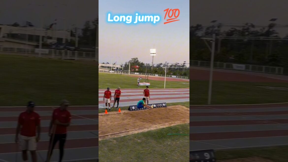 Exercice de saut en longueur 💯 ||  #athlétisme #shortsfeed #longjump