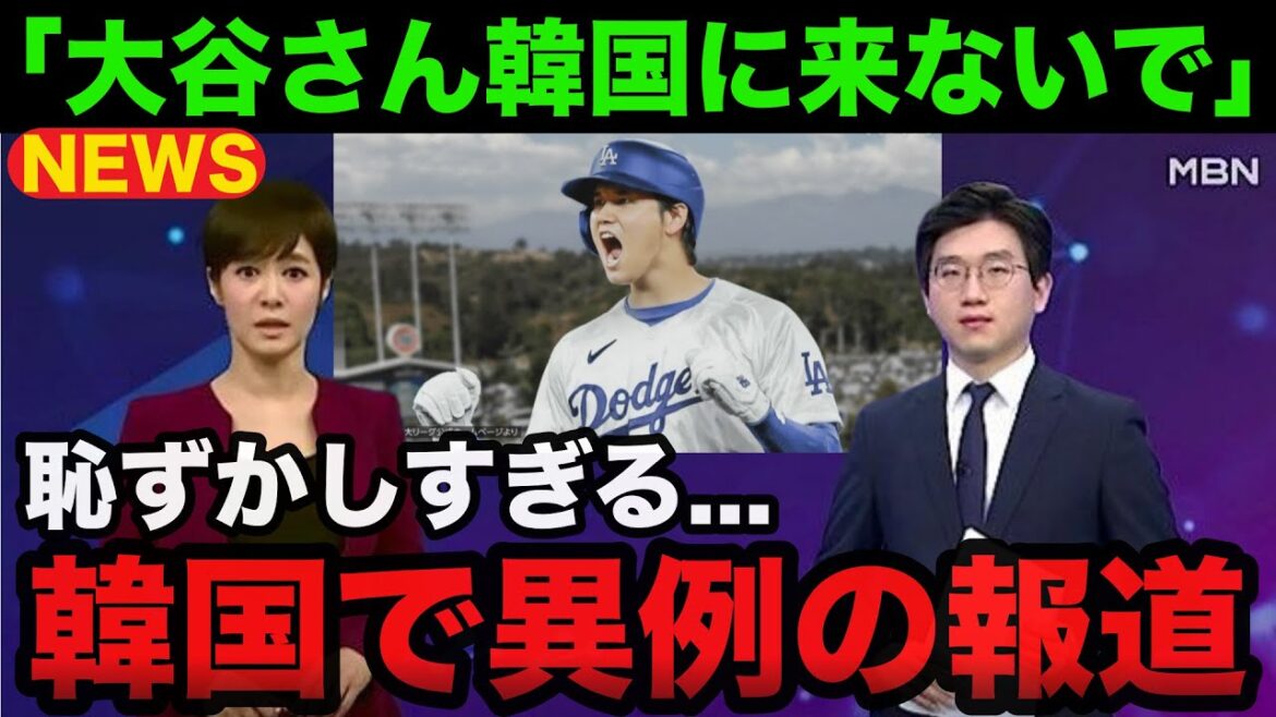 [Urgence]Possibilité d'annulation du match d'ouverture des Korean Seoul Series en raison de l'arrivée de Shohei Ohtani chez les Dodgers. "M. Otani, s'il vous plaît, ne venez pas en Corée"[Réactions d'outre-mer/MLB]