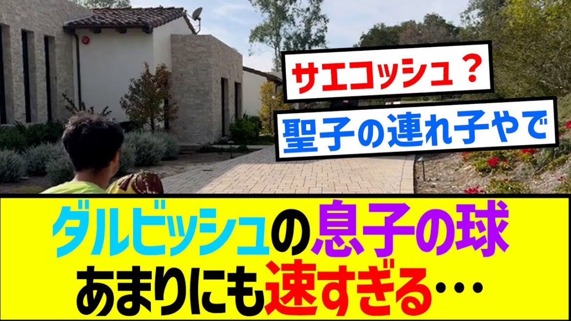 [Vidéo]La balle du fils de Darvish est trop rapide...[Collection de réactions][Collection de réactions de baseball professionnel][fil 2 canaux][vidéo 1 minute][fil 5 canaux]