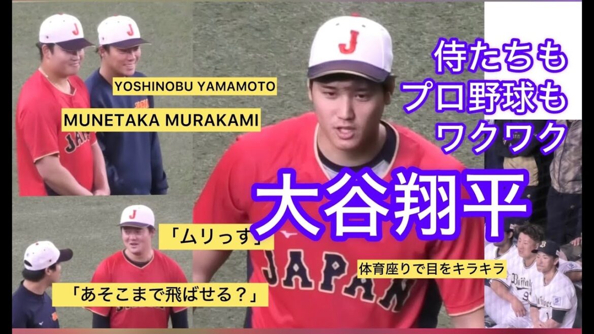 Les samouraïs et les joueurs de baseball professionnels sont abasourdis par les coups francs dynamiques de Shohei Otani/Les stands applaudissent bruyamment Les samouraïs et les joueurs de baseball professionnels sont abasourdis par les coups francs dynamiques de Shohei Otani/Les stands applaudissent bruyamment