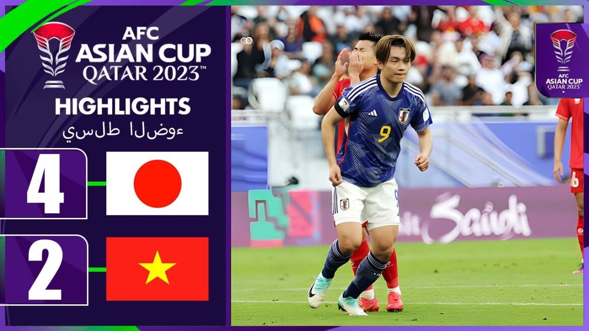 Ayase Ueda Objectif |  Japon vs Vietnam 4-2 Faits saillants étendus |  Coupe d'Asie AFC 2023