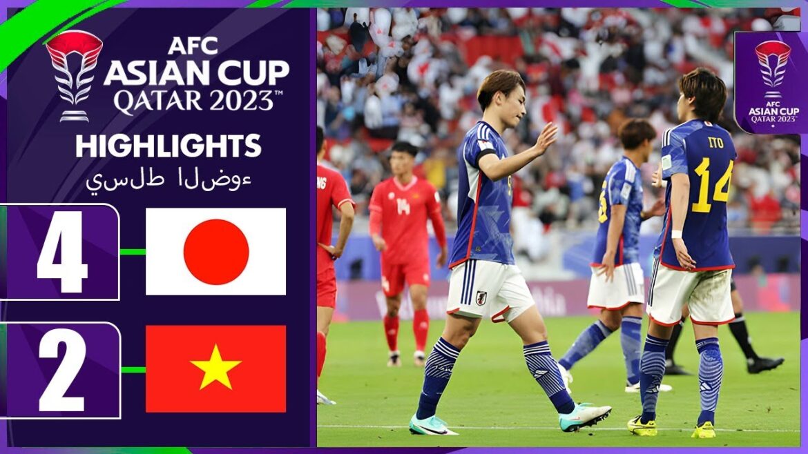 Ayase Ueda Objectif |  Japon vs Vietnam 4-2 Faits saillants étendus |  Coupe d'Asie AFC 2023