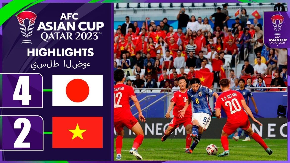 Takumi Minamino double but |  Japon vs Vietnam 4-2 Faits saillants étendus |  Coupe d'Asie AFC 2023
