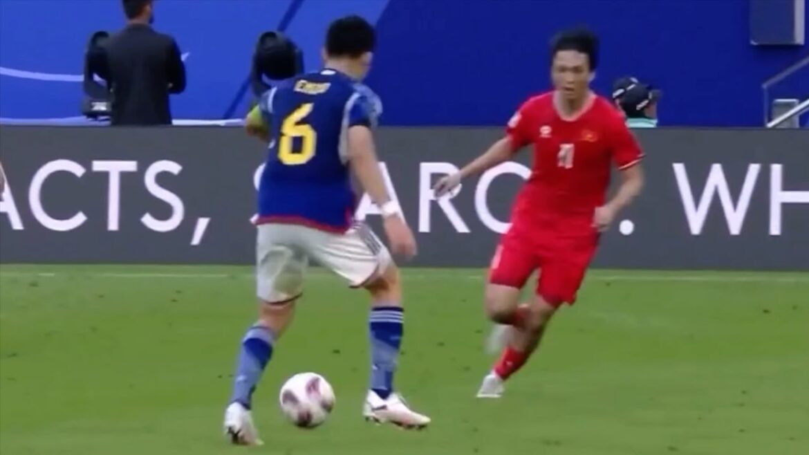 C’est ce qui arrive quand Wataru Endo devient sérieux contre le Vietnam