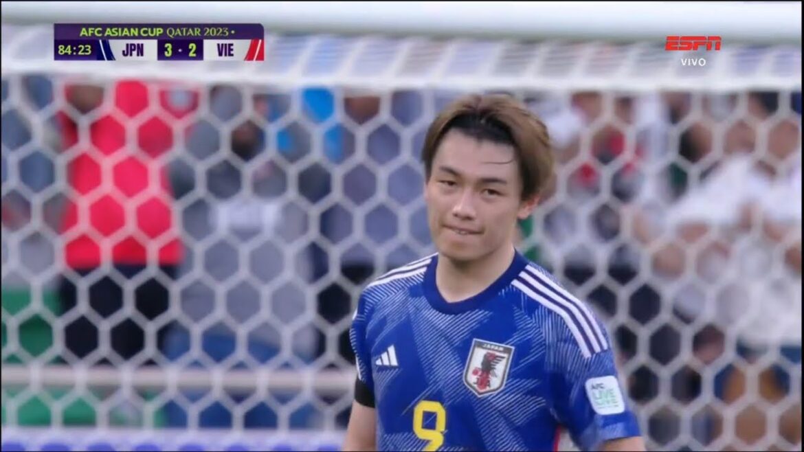 Ayase Ueda Objectif |  Japon vs Vietnam 4-2 Faits saillants |  Coupe d'Asie AFC 2023