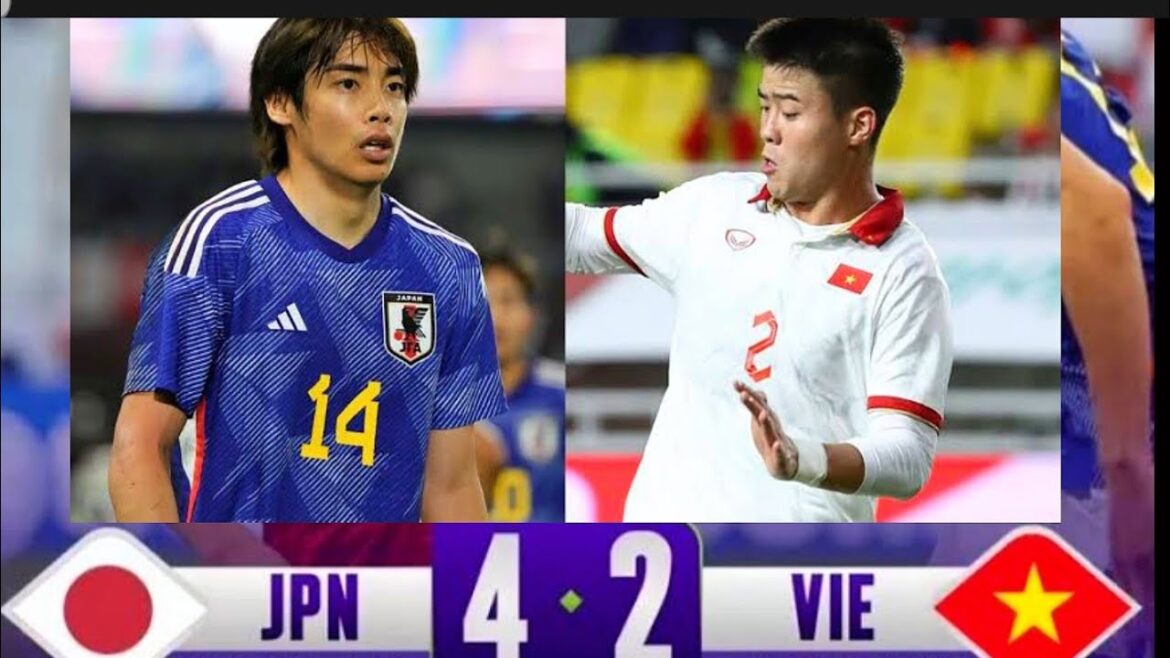 Japon vs Vietnam 4-2 ASIACUP||#japan #asiacup2023