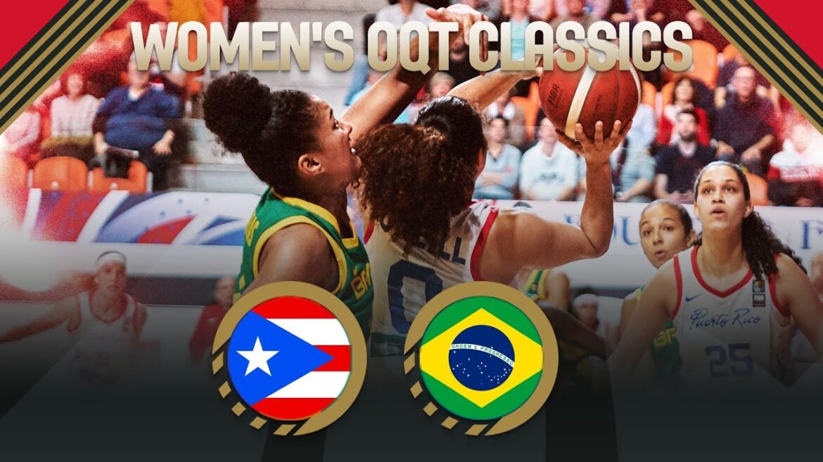 🇵🇷 Porto Rico contre Brésil 🇧🇷 |  FIBA Women's OQT Classics (qualifications pour les Jeux olympiques de Tokyo 2020)
