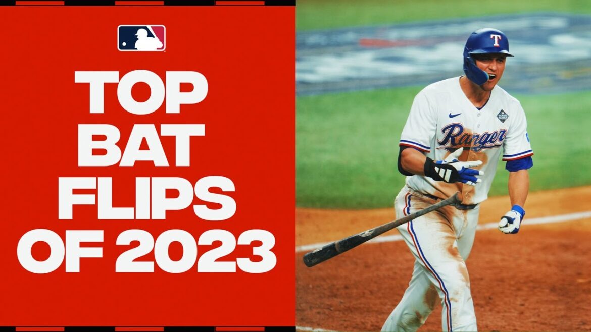 TOP Bat Flips de 2023 !  (Ft. Shohei Ohtani, Ronald Aquina Jr., Juan Soto et PLUS)
