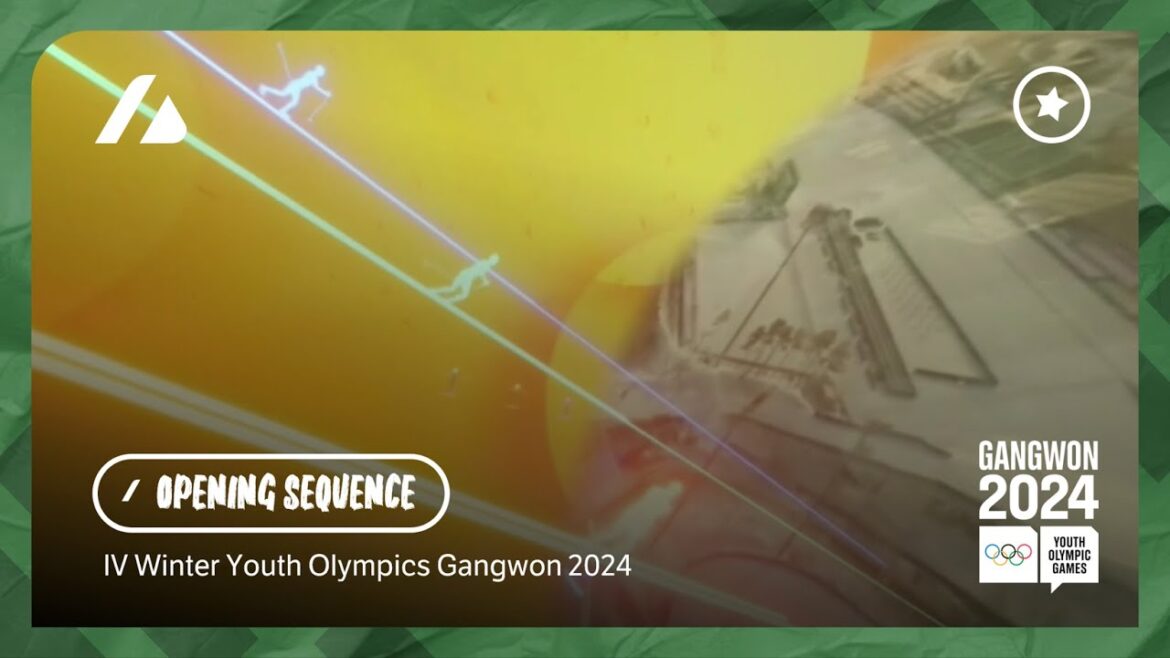 Gangwon 2024 - Séquence d'ouverture de la diffusion OBS
